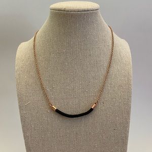 Mixed Media Rose Gold Necklace